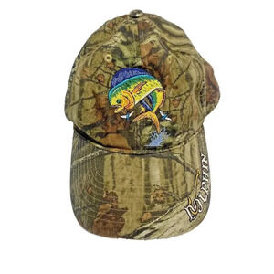 Just Hook 'em Camo Dolphin Baseball Cap-Unisex